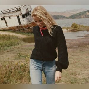 Doen Lulu Sweater in Black - US Small